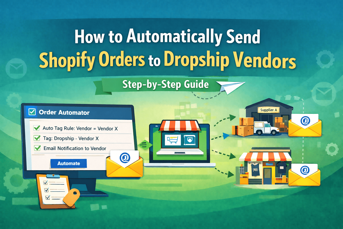 How to Automatically Send Shopify Orders to Dropship Suppliers (Step-by-Step Guide)